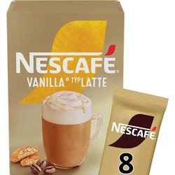 Nescafe Gold Vanilla Latte Στιγμιαίος Καφές με Άρωμα Βανίλια 8 Φακελάκια