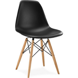 Καρέκλα Fiore KD-Mauro 46x53x81cm, Χρώμα: Μαύρο