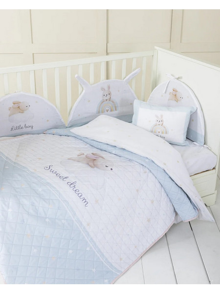 Βρεφικό Κουβερλί Κούνιας Nima Home Bobo 120x170