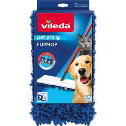 Vileda Pet Pro Flip Mop Ανταλλακτικό Σφουγγαρίστρας Μικροϊνών