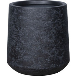 MarHome Σετ Κασπώ Fiberclay Μαύρο 38.5x38.5x41cm 3τμχ 06-94822-M