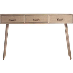 Artekko Savannah Ξύλινη Κονσόμα με 3 Συρτάρια (120x40x75)cm 718-6144
