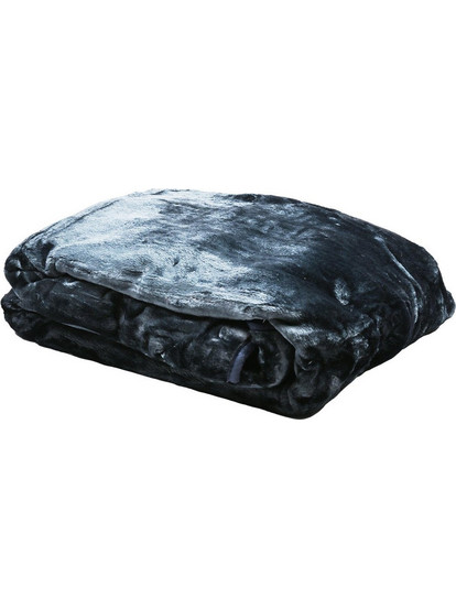 Κουβέρτα μινκ σε χρώμα μπλε 220x230