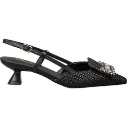 LODI ΓΥΝΑΙΚΕΙO ΨΑΘΙΝΟ SLINGBACK, ΔΕΡΜΑΤΙΝΟΣ ΠΑΤΟΣ, A-CASIOPEA, ΜΑΥΡΟ, Γυναίκα