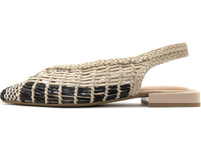 MAGARINI RAFFIA SLINGBACK BALLERINAS WOMEN GIOSEPPO