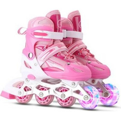Inline Αυξομειούμενα Rollers Ροζ Παιδικά