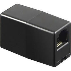 Powertech POWERTECH σύνδεσμος (μούφα) RJ45 UTP CAB-N181, 8p8c, μαύρος, 5τμχ