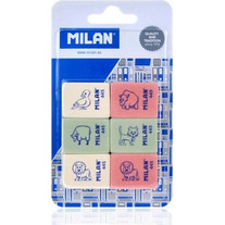 MILAN MILAN σετ γόμα 445 BMM10049MP, 31 x 24 x 10mm, 6τμχ