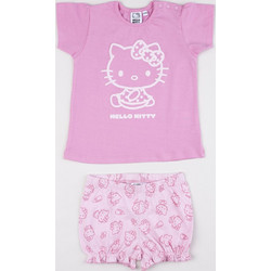 βρεφική πιτζάμα ροζ hello kitty για κορίτσι
