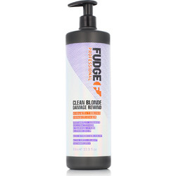 Fudge Clean Blonde Damage Rewind Violet Toning Conditioner για Προστασία Χρώματος για Βαμμένα Μαλλιά 1lt