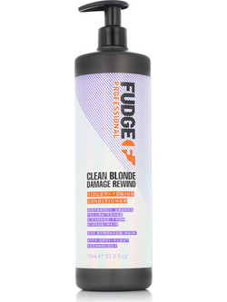 Fudge Clean Blonde Damage Rewind Violet Toning Conditioner για Προστασία Χρώματος για Βαμμένα Μαλλιά 1lt