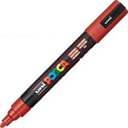 Posca Cacao Ruby Red PC-5M Μαρκαδόρος Σχεδίου 2.5mm