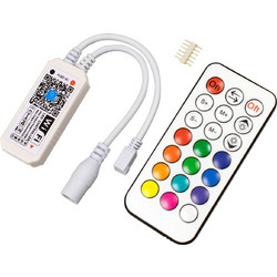 GloboStar 73430 Ασύρματος Smart Home Wi-Fi LED RGBW + WW Controller με Χειριστήριο RF DC 9-28V Max 100W