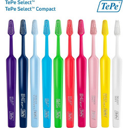Tepe Select Compact Medium Οδοντόβουρτσα Φούξια