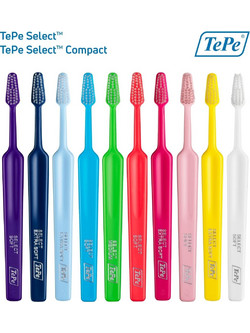 Tepe Select Compact Medium Οδοντόβουρτσα Φούξια