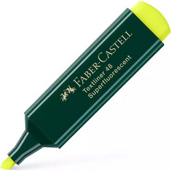 FABER-CASTELL μαρκαδόρος υπογράμμισης Textliner 48, κίτρινος, 1τμχ