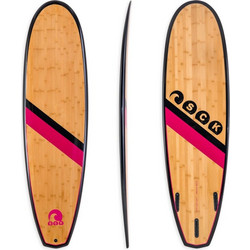 SCK Σανίδα surf EPX Bamboo 6'4 Black-Ruby 192cm