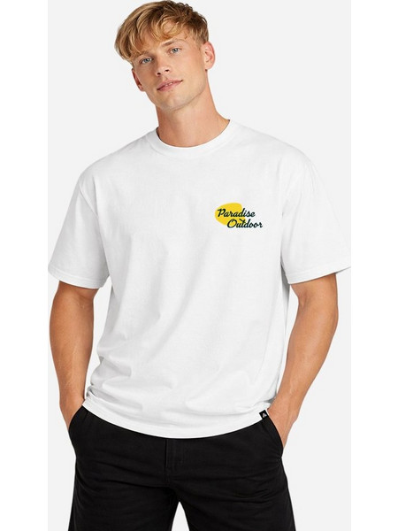 Firefly Ανδρικό T-shirt Paradise Outdoot Λευκό