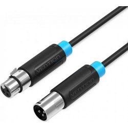VENTION XLR Audio Extension Cable 10M Black (BBFBL) (VENBBFBL)