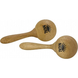 NATAL WOOD MARACAS MINI PAIR BWM-MINI