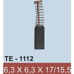 Κάρβουνα 6,3X 6,3X17,0/15,5 Ελατηριο