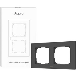 Aqara H2 EU Switch Frame (double / 2-gang) gray