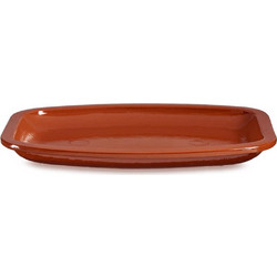 Πιατέλα κεραμική terracotta 35x26cm