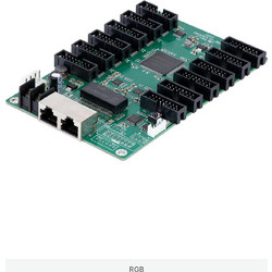 GloboStar(R) 90387 T12 Receiving Card Controller HUB75 DC 3.5-6V για Κατασκευή Video Wall P3 - P10 Full Color RGB Πινακίδας - Control Area:Max Length 128cm * Max Height 192cm - 12*hub 75E Gigabit Netw