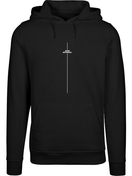 Think Different Fitted Heavy Hoody black