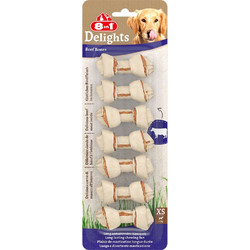 8in1 Delights Bone Beef XSmall 7τμχ