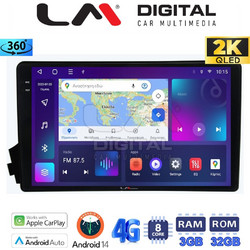 LM Digital ZD8015 Ηχοσύστημα Αυτοκινήτου με Οθόνη Αφής & GPS