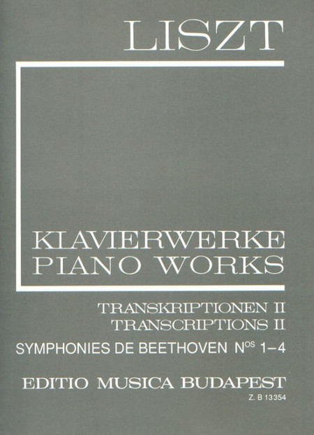 Liszt - Transcriptions N.17 Beethoven Symphonies 1-4