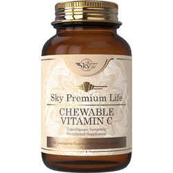 Sky Premium Life Vitamin C 60 Μασώμενες Ταμπλέτες