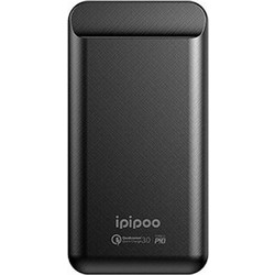 Ipipoo LP26 Power Bank 10000mAh με 2 Θύρες USB-A Black