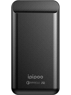Ipipoo LP26 Power Bank 10000mAh με 2 Θύρες USB-A Black