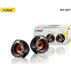 Andowl Q87 Ηχεία Υπολογιστή 2.0 10W Black