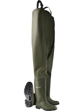 Dunlop Pricemastor Chest Wader 388VP Γαλότσες Εργασίας Μέσης Χακί