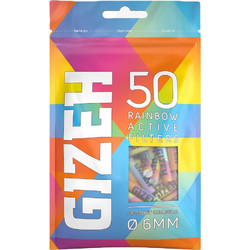 Gizeh Rainbow Active Filters 6mm 50 Φιλτράκια