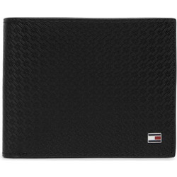 Tommy Hilfiger Th Emboss Δερμάτινο Ανδρικό Πορτοφόλι Μαύρο