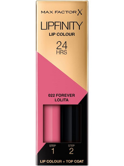 Max Factor Lipfinity Lasting Lip Tint 022 Forever Lolita Set Long Lasting Liquid Κραγιόν 2.5gr