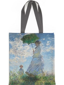Τσάντα Υφασμάτινη Σουετ Monet - Woman with a Parasol Brainfood