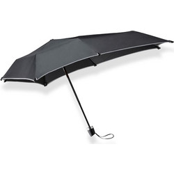 SENZ Black Reflecting Foldable Umbrella Mini - Pure Black