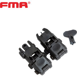 Σκοπευτικά Πτυσσόμενα Εμπρός + Πίσω, FMA, Back UP Sights(FBUS) Black