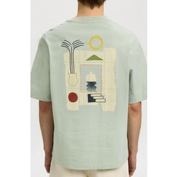 t-shirt SELECTED Norman Πράσινο