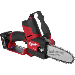 Milwaukee M12 FHS-602X Κλαδευτικό Αλυσοπρίονο Μπαταρίας 12V 2.3kg με Λάμα 15cm 2x6Ah