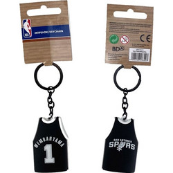 BMU Μπρελόκ Μεταλλικό NBA San Antonio Spurs Wembanyama Jersey