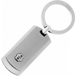 Boss Double B Diamond Chrome Key ring HAK620B
