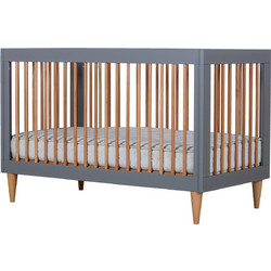 Santa Bebe Norma Πολυμορφική Κούνια για Στρώμα 70x140cm Γκρι