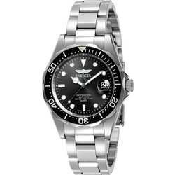 Invicta Pro Diver Ανδρικό Ρολόι με Ασημί Μεταλλικό Μπρασελέ 8932