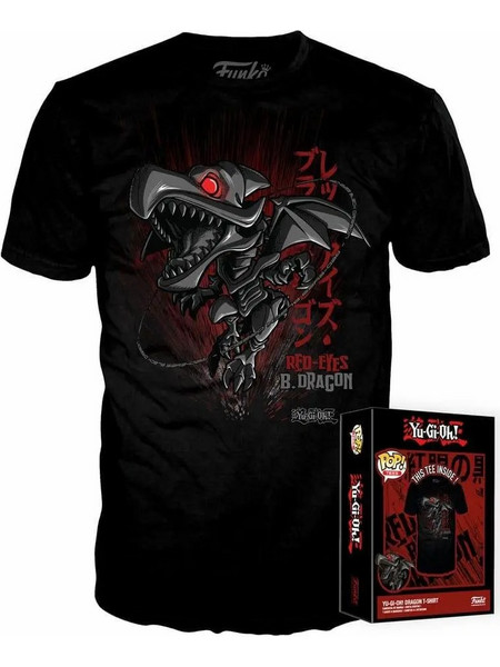 T-Shirt Funko: Yu-Gi-Oh! - Red Eyes B. Dragon